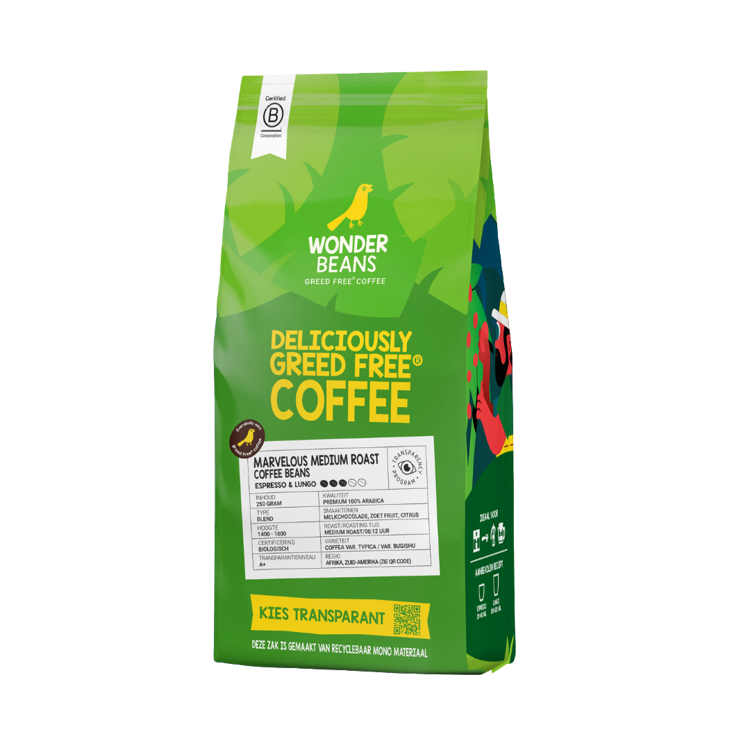 Koffiebonen - Marvelous Medium - 250 gram