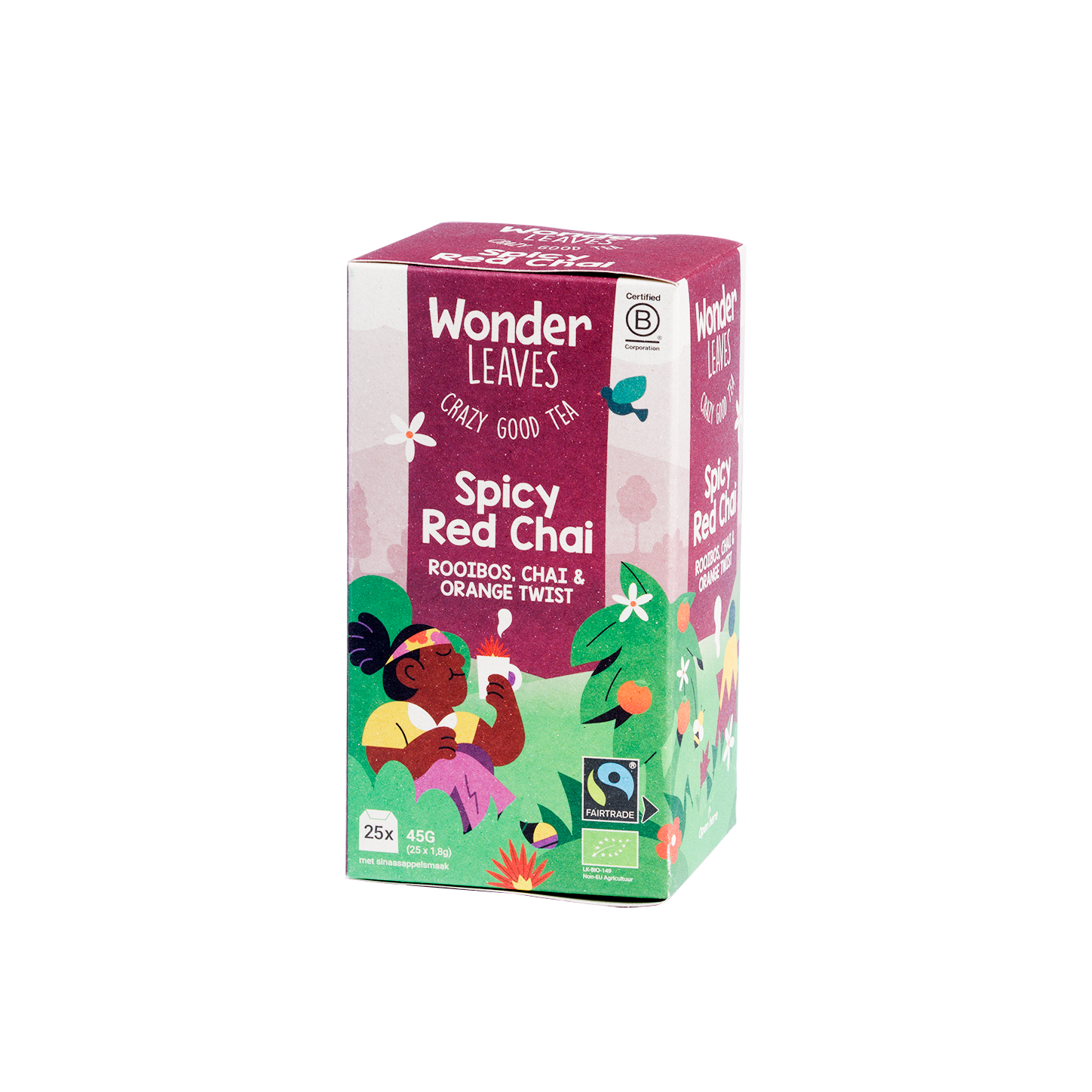 Theezakjes - Spicy Red Chai - 25 zakjes